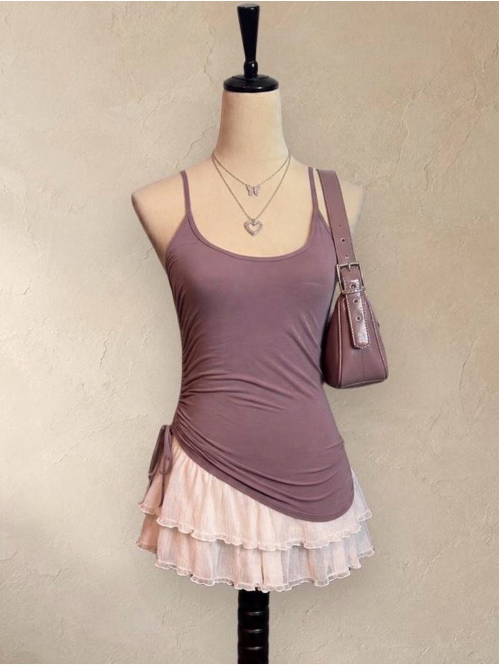 lululemon athletica Dusty Mauve Scoop Tank